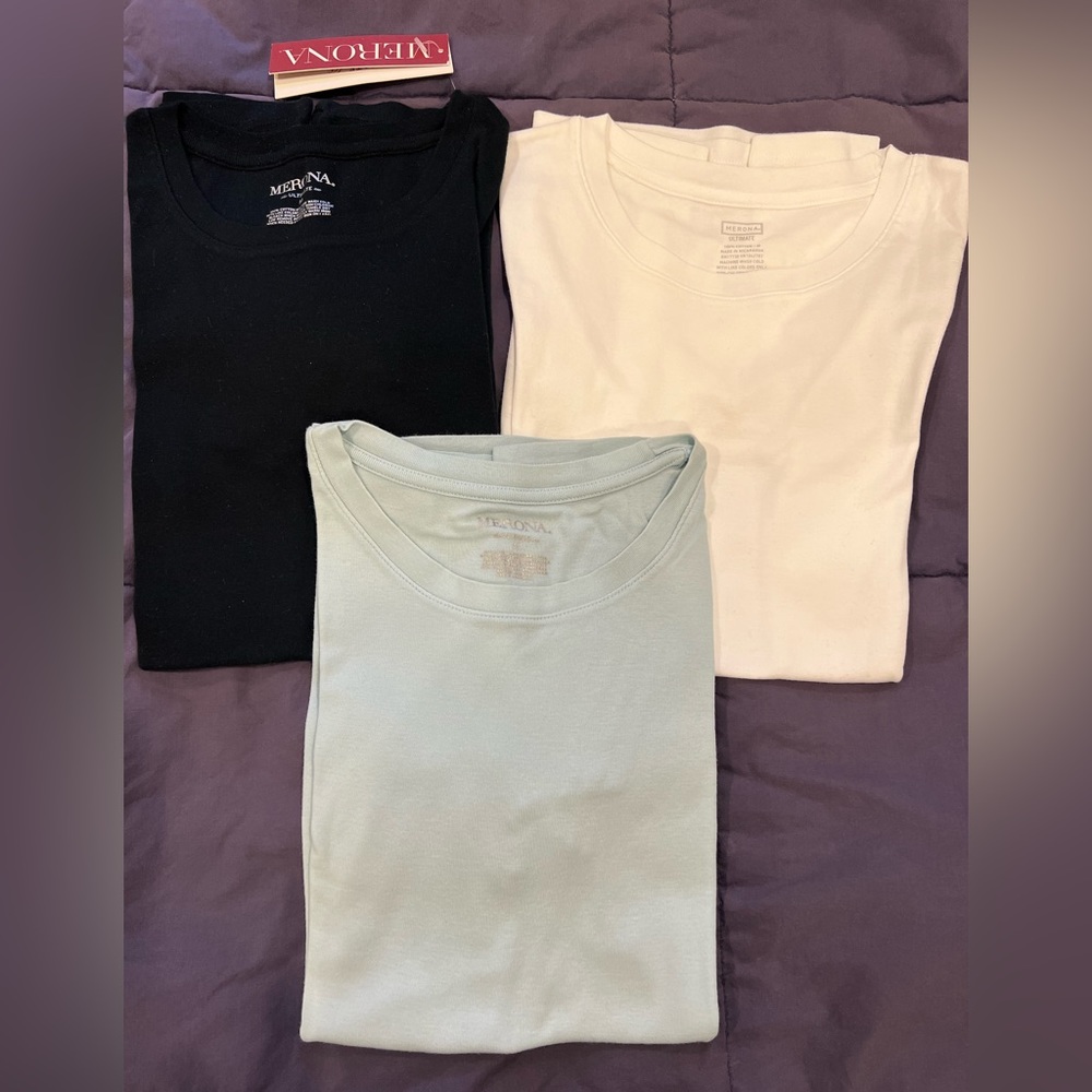 Short sleeve crew neck tees